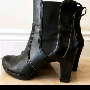 ROCKPORT ADIPRENE BY ADIDAS PULL ON HEEL LEATHER BOOTS US 10